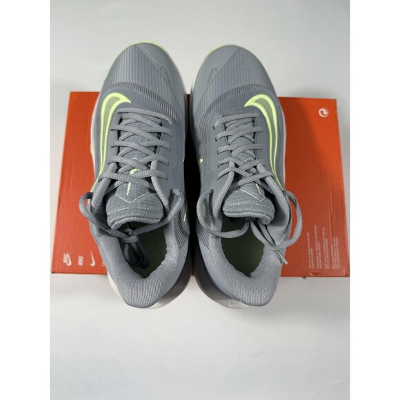 New Nike Precision 7 Basketball Shoes Mens Size 10.5 Grey Barely Volt HJ9153-002 - Picture 7 of 10